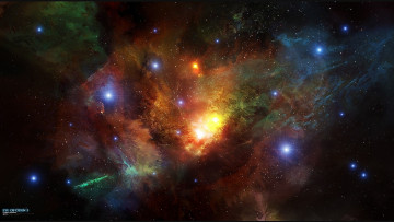 Картинка eye+of+odin космос арт вселенная взрыв галактика звезды
