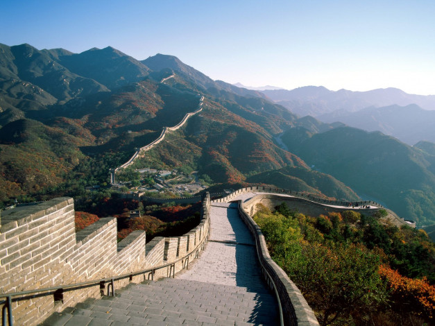 Обои картинки фото the, great, wall, of, china, города