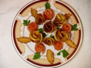 Картинка картофельные розы еда вторые блюда