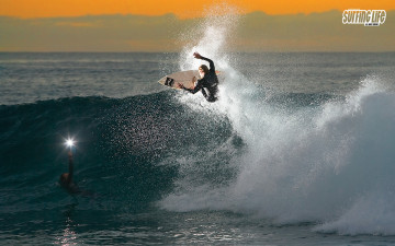 Картинка спорт серфинг океан волна серфер