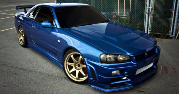 Картинка nissan+skyline автомобили nissan datsun коммерческие легковые motor co ltd Япония синий