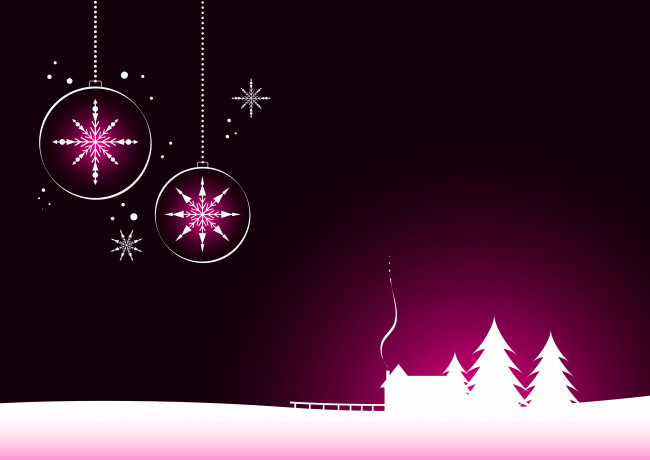 Обои картинки фото праздничные, векторная графика , новый год, фон, снежинки