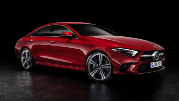 Картинка mercedes-benz+cls+2019 автомобили mercedes-benz cls 2019 красный