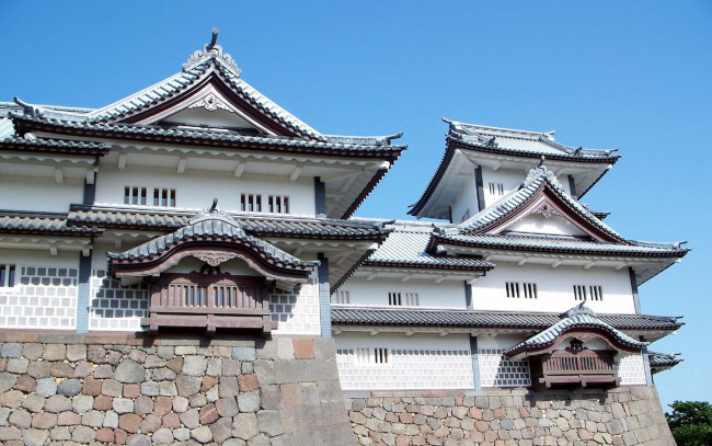Обои картинки фото города, - исторические,  архитектурные памятники, азиатская, архитектура, япония, замок, средневековье