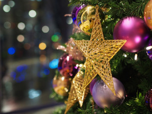 Картинка праздничные снежинки звёздочки звезда елка