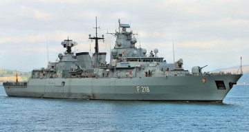 обоя fgs mecklenburg-vorpommern , f218, корабли, крейсеры,  линкоры,  эсминцы, вмф