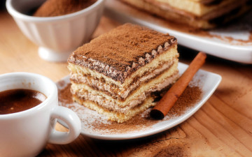 Картинка еда пирожные +кексы +печенье корица тирамису tiramisu