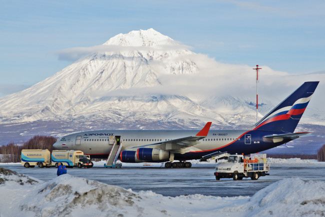 Обои картинки фото ил-96, авиация, пассажирские самолёты, самолёт