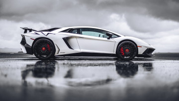 Картинка автомобили lamborghini aventador sv