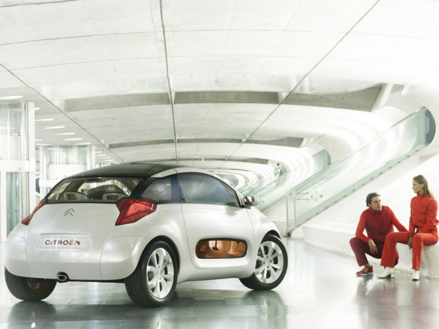 Обои картинки фото 2005, citroen, airplay, concept, автомобили