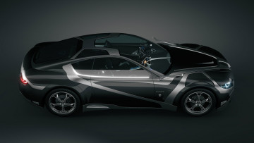 Картинка автомобили 3д sunroof car carbon concept everia tronatic