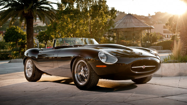 Обои картинки фото jaguar e-type, автомобили, jaguar, land, rover, ltd, легковые, класс-люкс, великобритания