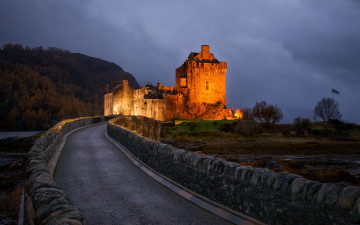 обоя города, замок эйлен-донан , шотландия, eilean, donan, castle