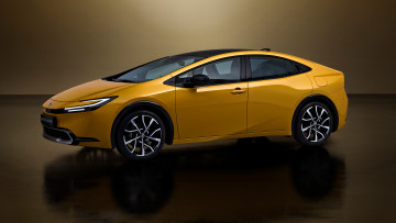 Картинка toyota+prius+plug-in+hybrid+2023 автомобили toyota prius plug in hybrid тойота желтый приус