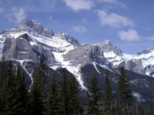обоя природа, горы, banff, national, park, canada
