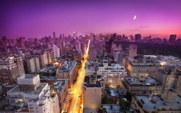Картинка города нью йорк сша закат нью-йорк