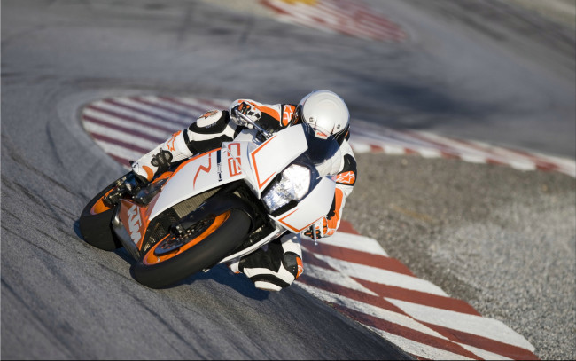 Обои картинки фото спорт, мотоспорт, ktm, rc8r, motorcycle