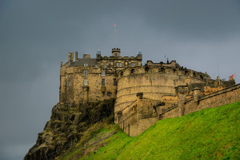 Картинка edinburg+castle города эдинбург+ шотландия башни стены замок