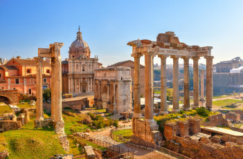 Картинка города рим +ватикан+ италия старина