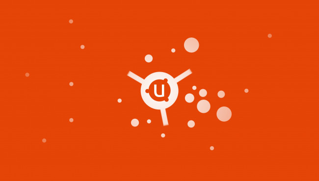 Обои картинки фото компьютеры, ubuntu linux, логотип, фон