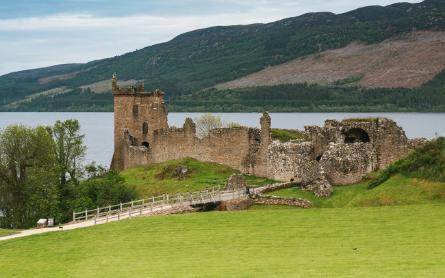 Обои картинки фото loch ness, urquhart castle, scotland, города, замки англии, loch, ness, urquhart, castle