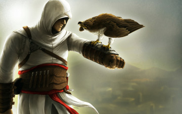 Картинка assassins creed видео игры assassin`s игра альтаир орел