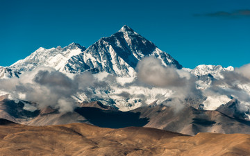 Картинка гора джомолунгма природа горы гималаи эверест