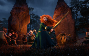 Картинка мультфильмы brave девушка принцесса