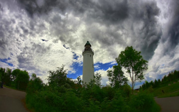 Картинка природа маяки маяк лето небо