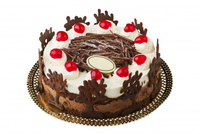 Обои картинки фото еда, пирожные, кексы, печенье, торт, шоколад, вишенки