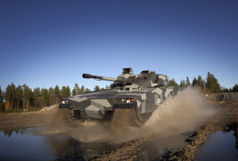 Картинка техника военная полигон танк грязь лужи