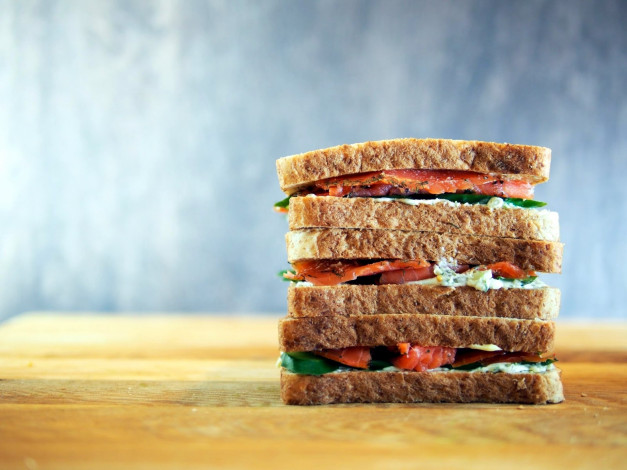 Обои картинки фото еда, бутерброды,  гамбургеры,  канапе, сэндвич, многослойный