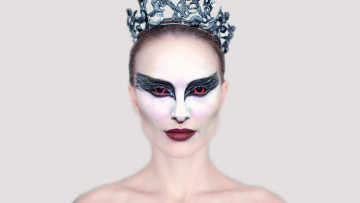 Картинка кино+фильмы black+swan natalie portman лицо макияж корона