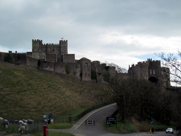 Обои картинки фото dover castle, kent, города, замки англии, dover, castle