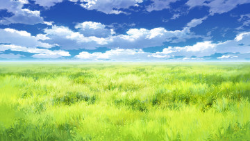 Картинка аниме пейзажи +природа sky