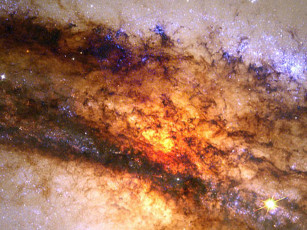 Картинка центр центавра космос галактики туманности