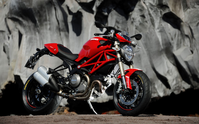 Обои картинки фото ducati, monster, мотоциклы, moto