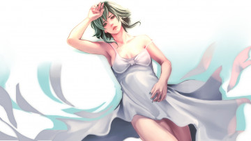 Картинка аниме vocaloid взгляд gumi девушка jun art вокалоид лежит