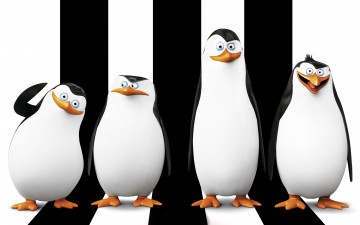 обоя the penguins of madagascar, мультфильмы, пингвины, мадагаскара