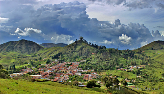 Обои картинки фото g&, 243, mez plata - antioquia - colombia, города, - пейзажи, поселок