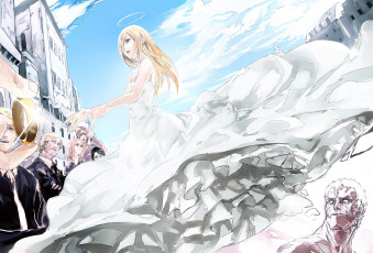 Картинка аниме shingeki+no+kyojin свадьба