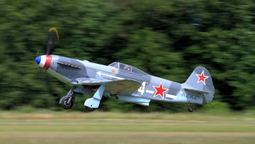 Картинка yakovlev+yak-3ua авиация боевые+самолёты истребитель
