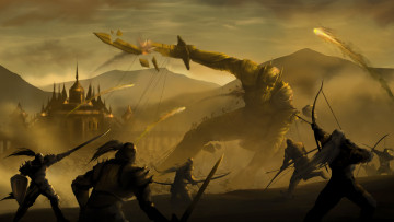 Картинка fallen enchantress legendary heroes видео игры воины замок