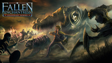 Картинка fallen enchantress legendary heroes видео игры существа тигр мальчик