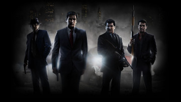 Картинка видео игры mafia ii люди оружие