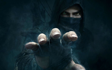 Картинка thief видео игры лук стрелы рука