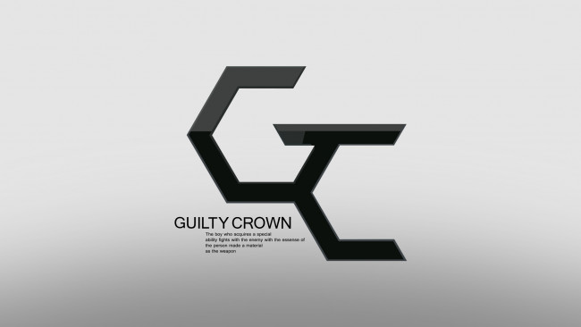 Обои картинки фото guilty, crown, аниме, эмблема