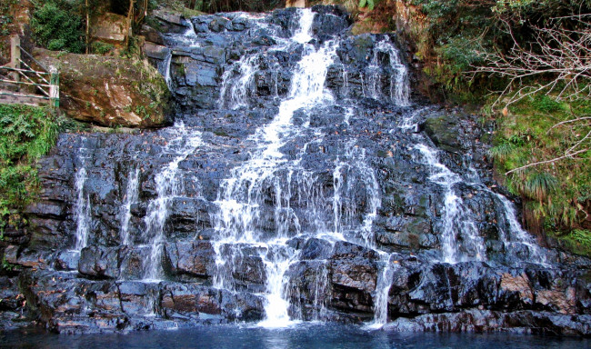 Обои картинки фото shillong, elephant, falls, природа, водопады, водопад, обрыв, лестница