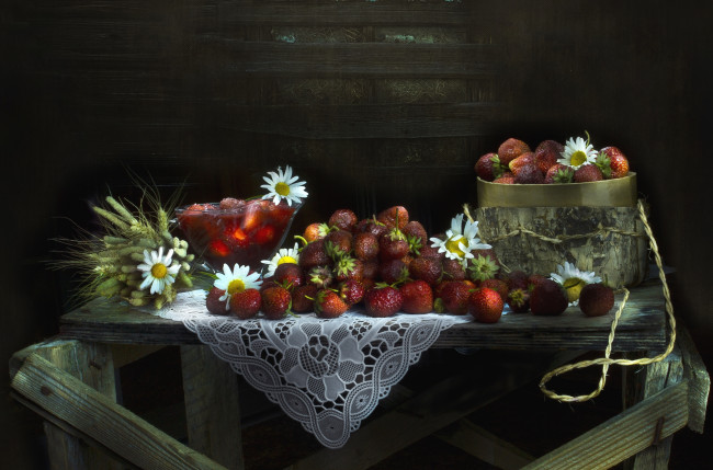 Обои картинки фото еда, клубника, земляника, ягоды
