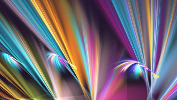 Картинка 3д+графика абстракция+ abstract фонтаны яркость полосы цвета
